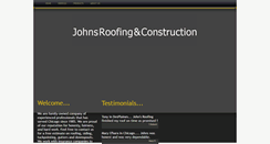 Desktop Screenshot of johnsroofing.com