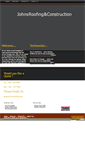 Mobile Screenshot of johnsroofing.com